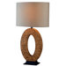 Burl Table Lamp