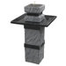 Monolith  Outdoor Solar Fountain