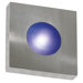 Burst Square Outdoor Wall Sconce in Polished Aluminum