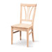 Unfinished Wood Fanback Side Chair (Set of 2)