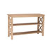 Unfinished Hampton Console Table