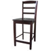 Madrid 24" Counter Height Stool in Java