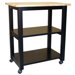 Dining Essentials Kitchen Cart with Butcher Block Top