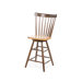 Madison Park 24" Spindleback Swivel Counter Stool in Cinnamon/Espresso