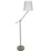 Adjustable Floor Lamp in Brushed Nickel