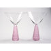 Prescott Martini Glass in Pink (Set of 2)