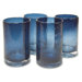 Iris Highball Glass in Slate Blue (Set of 4)