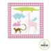 Girl Animals Canvas