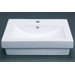 Rectangle Ceramic Vessel Sink with Overflow in White