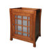 Shoji - 25inches Wood cabinet w/single frost glass door
