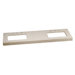 62" x 19" Wide Appeal Vanity Top for 2 Undermount Sinks