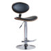 Favorite Finds Oval Adjustable Swivel Stool in Black