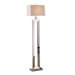 Floor Lamp with Crystal Accent in Polished Chrome