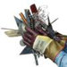 8 40180 Metalist� Cut Resistant Glove W/Pourus Nitrile Foam Coating Kevlar&reg;/Cotton Liner & Nitrile Safety Cuff