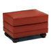 Manchester Leather Ottoman
