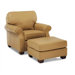 Taylor Leather Chair and Ottoman