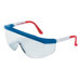 Tomahawk&reg; Protective Eyewear - tomahawk red/white/bluefrm clr lens sft gls