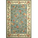 Colonial Slate Blue/Ivory Floral Rug