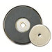 Shallow Pot Ceramic Magnets - 3-1/4"dia. shallow potmagnet 50-lb pull