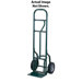 58T Series Loop Handle Hand Truck With Eze-Off And 10" Pneumatic 2-Ply Tires