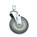 5" X 1 1/4" Polyethylene, Plain Bearing Swivel Caster
