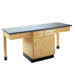 4 Station Science Table With Storage Cabinet & Book Compartment