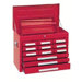 Mechanics' Chests - 10289 mechanics chest 10-drawers smooth red
