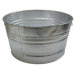 Galvanized Round Tubs - 59.18-qt. galvanized tub