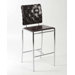 Carlsen Counter Chair in Brown Set of 2