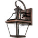 11.5" Carleton Outdoor Wall Lantern in Aged Copper