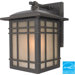 Hillcrest Small Flourescent  Outdoor Wall Lantern in Imperial Bronze - Energy Star