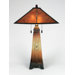 Amber Mica  Table Lamp