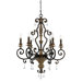 Marquette 6 Up Light Chandelier
