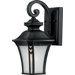 Norfolk Small Wall Lantern in Mystic Black