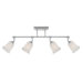 Nicholas Four Light Ceiling Track Light in Polished Chrome