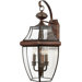 22.5" Newbury Outdoor  Wall Lantern in Aged Copper