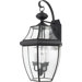 22.5" Newbury Outdoor  Wall Lantern in Mystic Black
