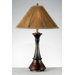 Aged Wood Table Lamp