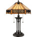 Indus Tiffany  Table Lamp in Vintage Bronze