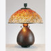 Pomez Tiffany  Table Lamp in Cinnamon
