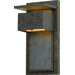 Zephyr Large Wall Lantern in Muted Bronze
