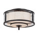 Adonis 2 Light Flush Mount