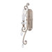 Tricia One Light Wall Sconce in Vintage Silver