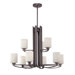 Taylor 9 Light Chandelier in Western Bronze