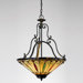 Felice 3 Light Tiffany Inverted Pendant