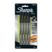 Sharpie Pen, Permanent, Medium Point, 4/PK, Black