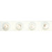 Broadway Vanity Light  in White