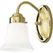Polished Brass Wall Sconce 