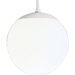 1 Light Opal Globe Pendant