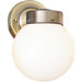 Weathered Brass Incandescent Outdoor Wall Lantern